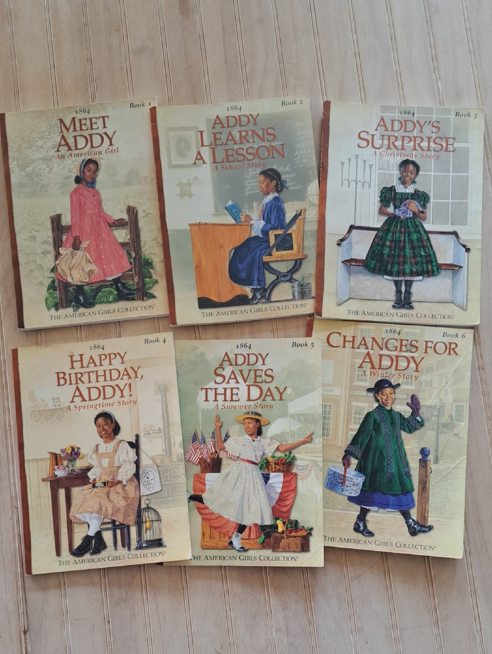 American Girl Addy Walker Complete 6 Book Set Historical Collection 1864 History